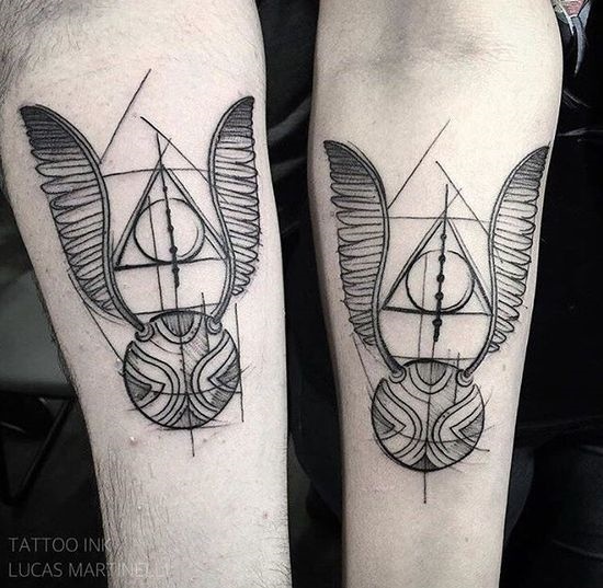 tatuagem Harry Potter