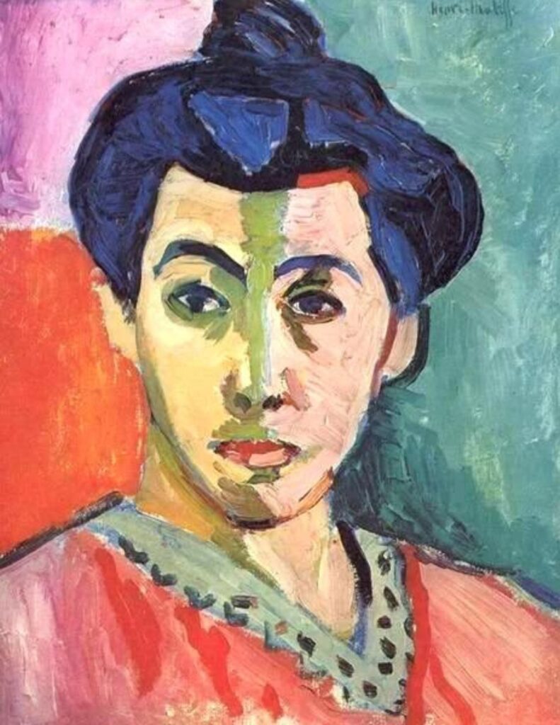 Retrato de Madame Matisse. 1905.