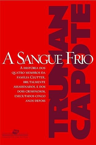 Capa do livro "A sangue frio"